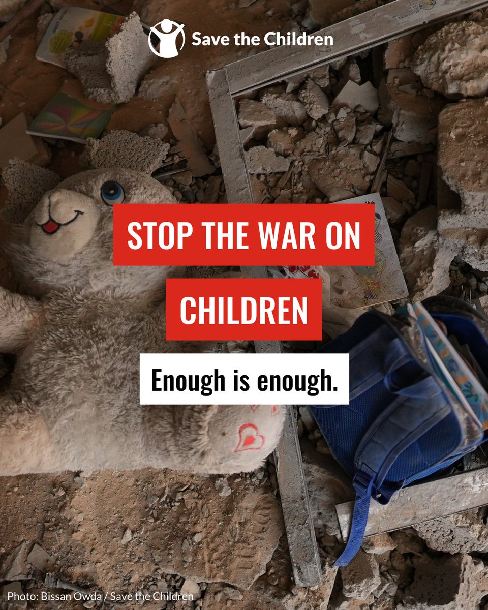 Attacks have intensified in #Gaza. This is pure horror for children and their families. They are trapped in the middle of a conflict zone with no safe place to go and no route to safety. Sign our petition to demand a ceasefire: action.savethechildren.org.uk/page/137213/da… #StopTheWarOnChildren