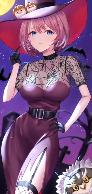 Happy Halloween #Luillust  かなり縦長のイラストになっちゃたので、是非タップして見てみてください 仮装したがんもやつくねつみれ達もいます
