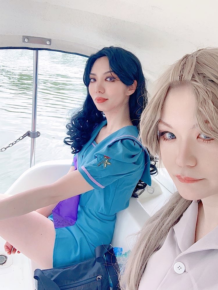 ジョジョ「ことしの仮装おまとめ(ジョジョ&ディズニ) わたしはずっと金髪で、ピンクの服を着」|つむのイラスト