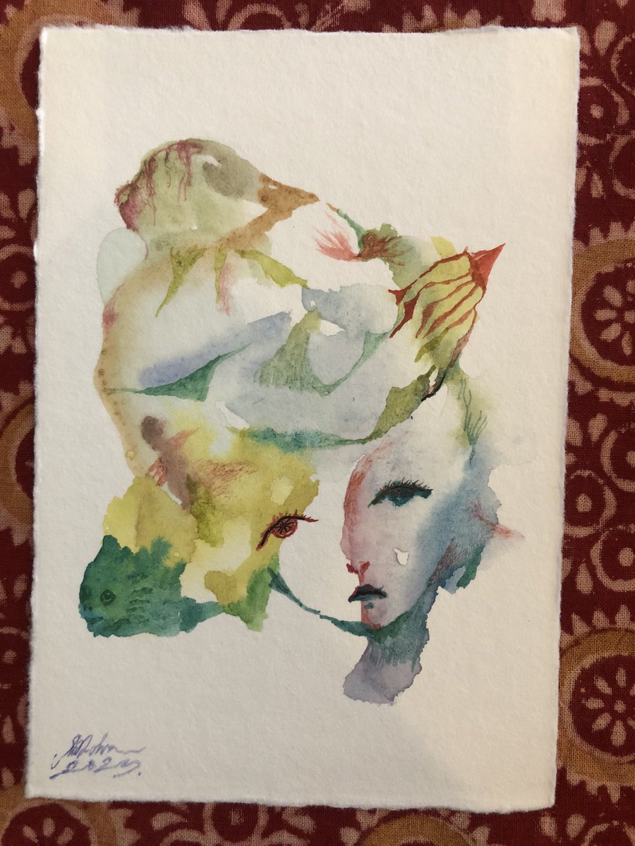 yanomichiru's tweet photo. 在廊中のイベント
【エネルギードローイング】
霊感的肖像画。矢野ミチルが自作のオラクルカードとあなたから受けたインスピレーションの色から、降りてきた図像を水彩で手が動くままに描いてゆきます。

ハガキサイズ　30分　5,000円
予約優先　yanomichiru@gmail.comに希望日時をメールしてください https://t.co/mQNpgq5ke9