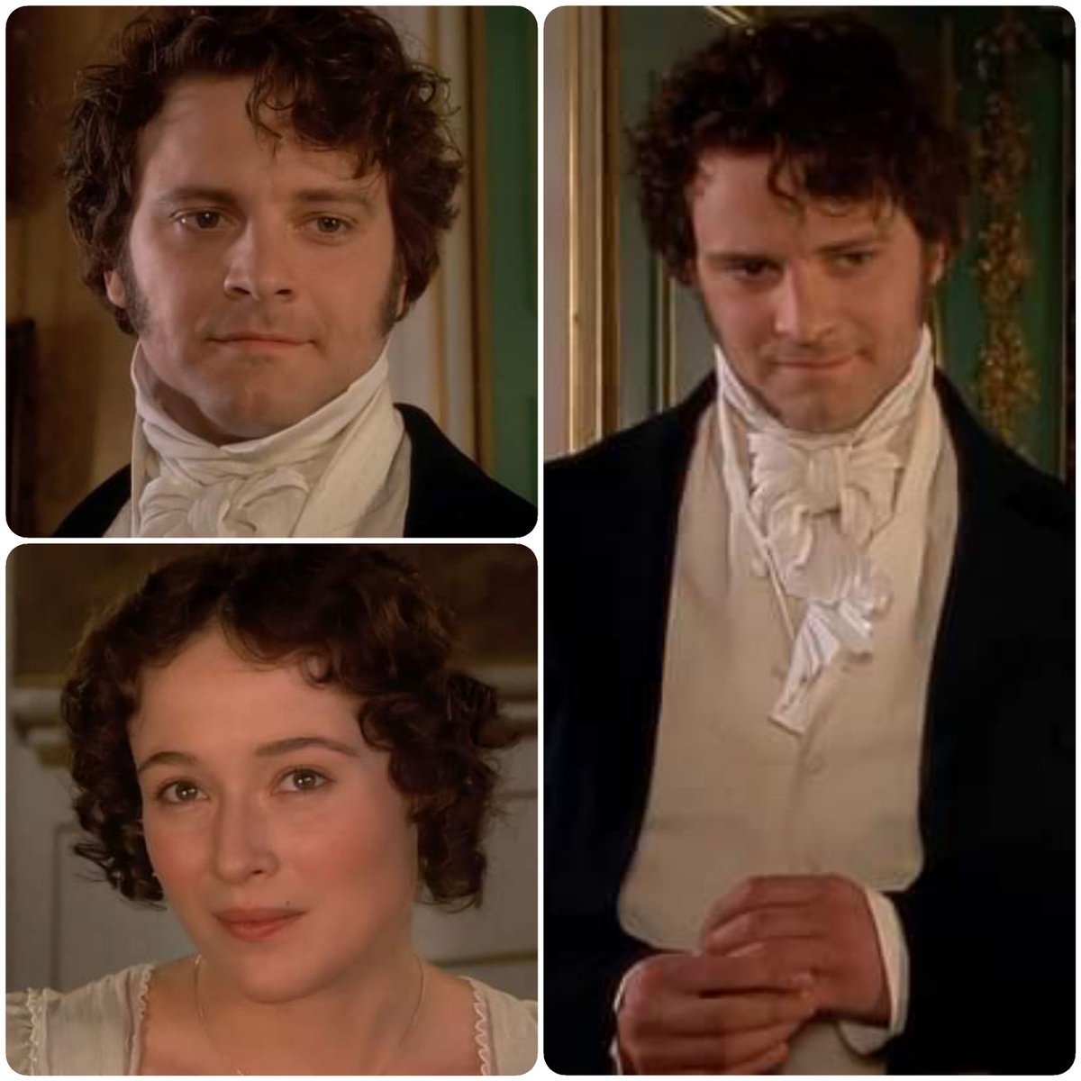 FinnPoldark's tweet image. And...He is so in love already 😊👍💕

#prideandprejudice #mrdarcy #elizabethbennet #colinfirth #jenniferehle #prideandprejudice1995