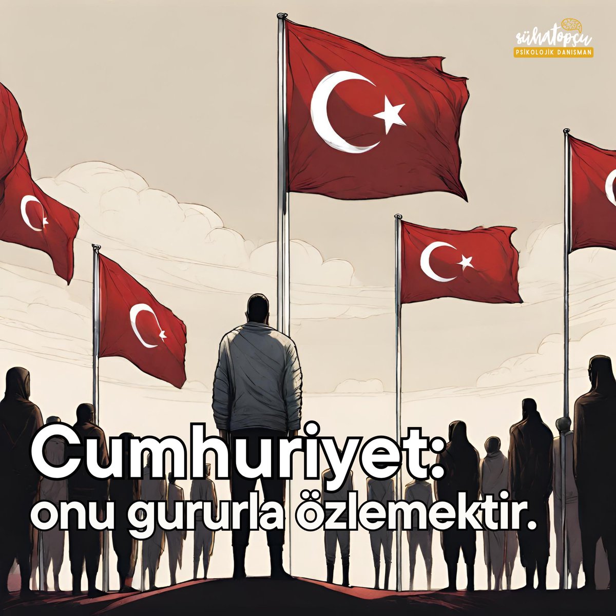 Cumhuriyet nedir biliyor musun? Bir çocuğun gözlerindeki ışıktır. Bir annenin yüreğindeki sıcaklıktır. Cumhuriyet, Atatürk’ü düşündükçe her birimizin kalbindeki ateşin adıdır. Onu gururla özlemek, korkusuzca izlemek ve onun için başarmaktır.

#29ekimcumhuriyetbayramı