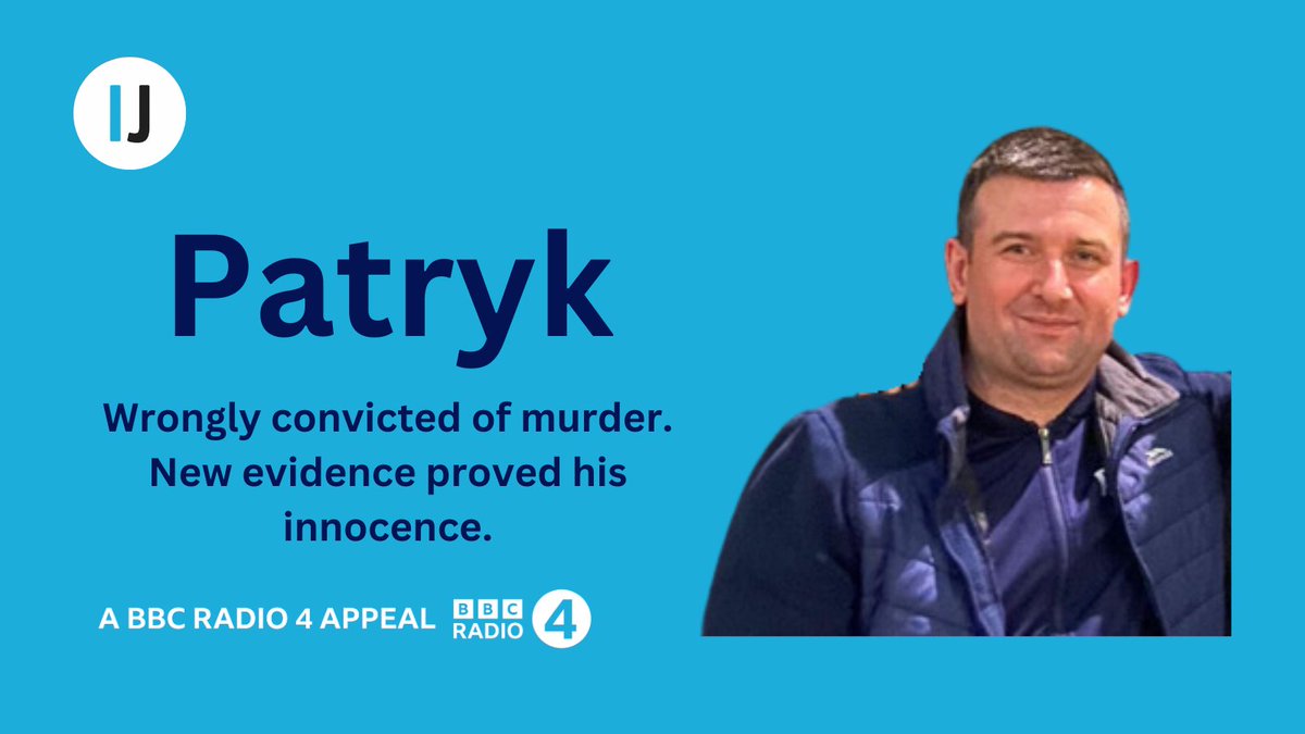 insidejusticeUK's tweet image. MEET PATRYK

After being wrongly convicted our experts found new evidence that proved his innocence. After he was freed from prison Patryk said: “I am the happiest man in the world because of Inside Justice."

DONATE to our @BBCRadio4 Appeal #R4Appeal bit.ly/3tOAPrS