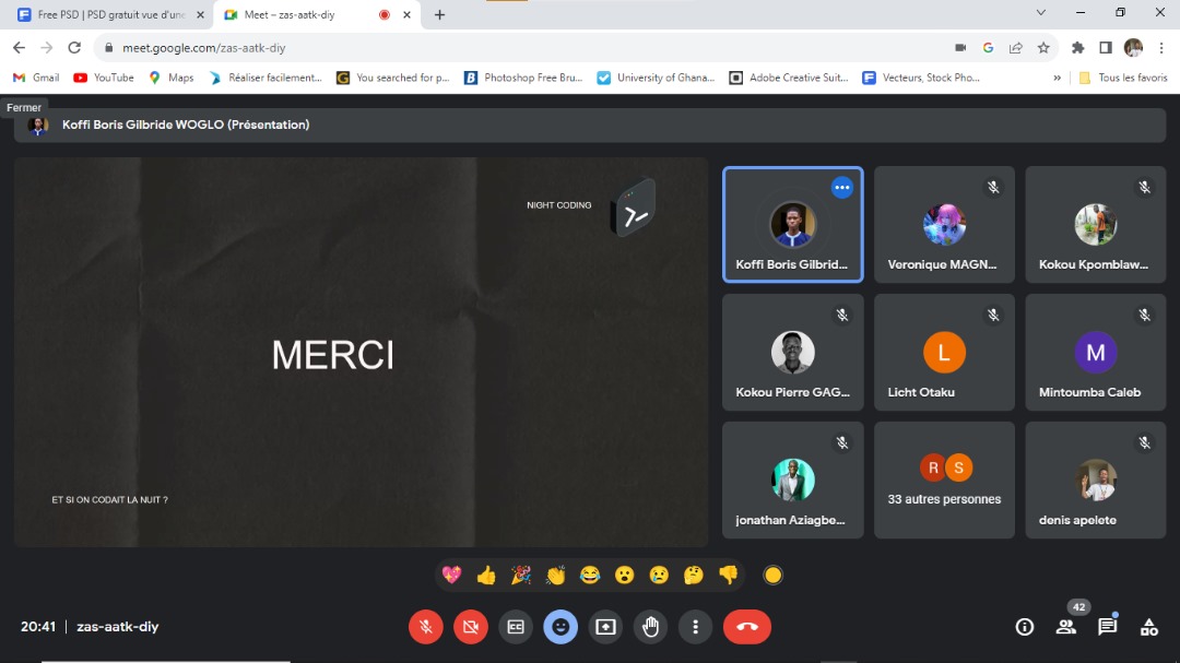 night_coding_tg's tweet photo. Vous avez été à nos côtés hier pour la séance de l'info session !

Restez connectés ! Nous aurons à voir et à échanger sur divers sujets au cours des prochaines sessions.

#nightcoding #infosession https://t.co/yKZSuH0G0H