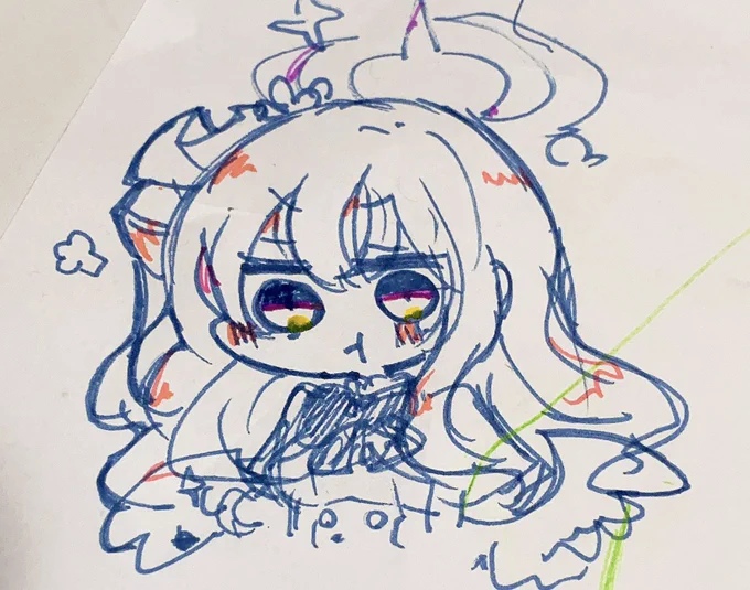 「どうしてなかなか描いてくれないのかな!」 