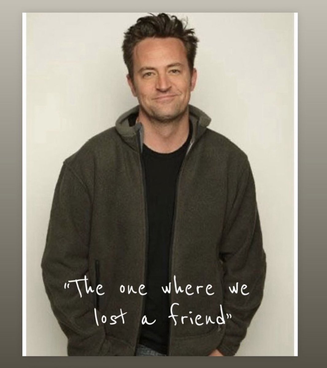 RIP Matthew Perry my favourite of the Friends