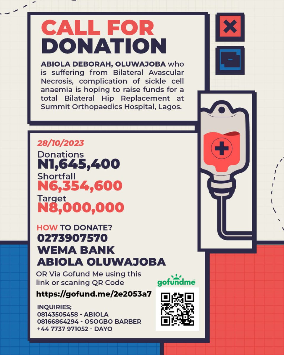 OsunTwitta's tweet photo. Yesterday, we did a public fundraiser for #HelpAbiola at the Amala hangout and we were able to raise a little.
We will keep making progress if you keep RTing and donating towards helping Abiola walk again.
Thank you 🙏 https://t.co/SXAOb0tOS8
