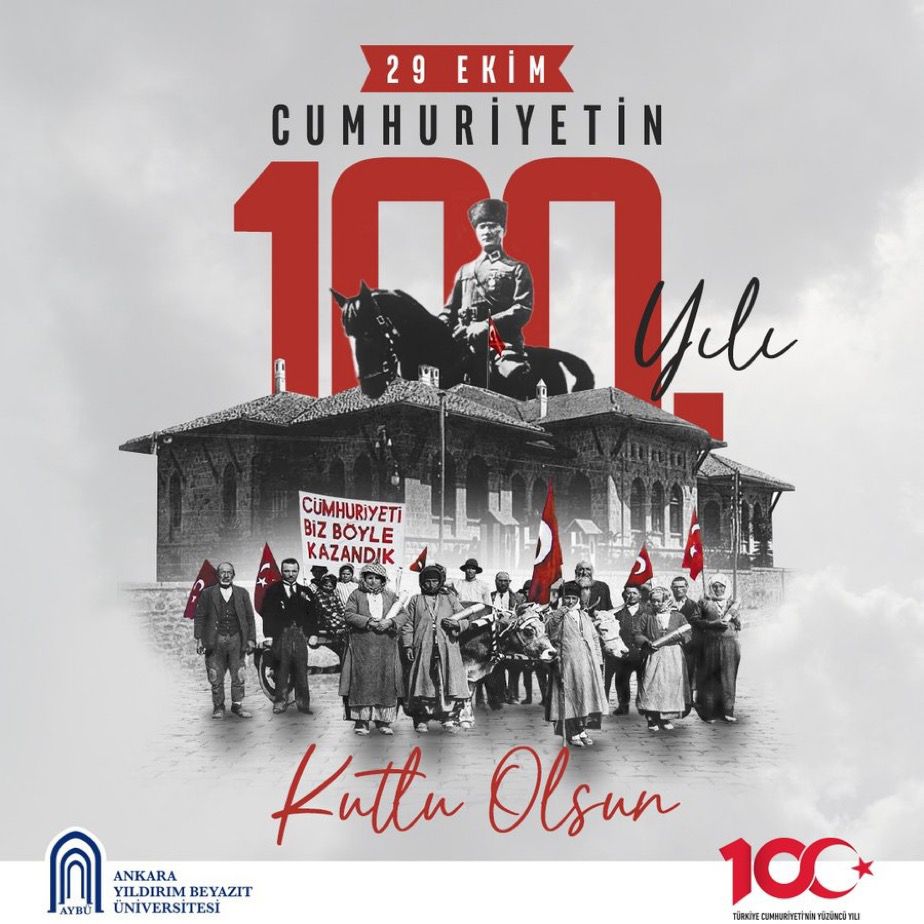 Cumhuriyetimizin 100. yılı kutlu olsun
Nice 100 yıllara 🇹🇷