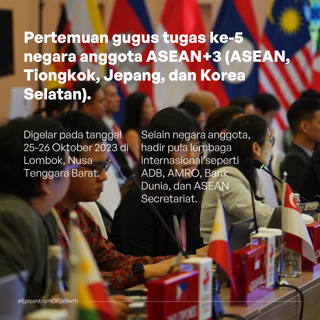 KemenkeuRI's tweet photo. Co-Chair dari Kementerian Keuangan Jepang juga berharap hasil dari pembahasan sepanjang tahun ini dapat menjadi landasan bagi Korea Selatan dan Laos (Co-chairs ASEAN+3 di tahun depan) dalam mendiskusikan isu kerja sama keuangan.🤝
#ASEANIndonesia2023 #ASEANMatter https://t.co/ec9IluxdkI