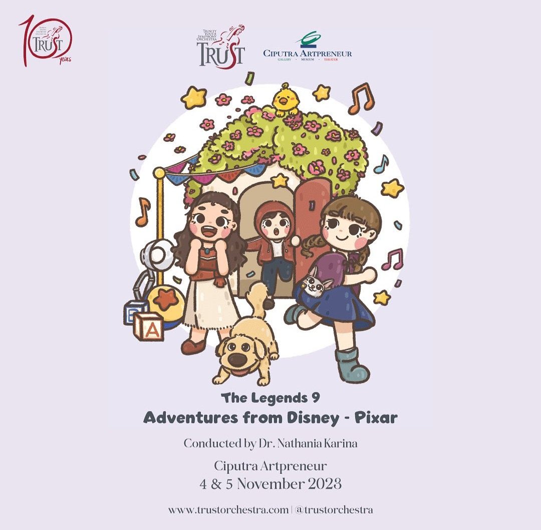 brenbrndn's tweet photo. GIVEAWAY Trust Orchestra Disney Pixar🌻

Giveaway 2 tiket buat 1 orang Trust Orchestra Disney section Forky tanggal 4 November jam 16.00

Syarat:
- Like + Retweet tweet ini
- Mention 1 orang di reply yang mau kamu ajak nonton orchestra boleh temen, pdkt, pacar, hts, fwb, kakak, adik, situationship, dll.

Pemenang tiket diumumin tanggal 3 November 2023 jam 15.00 WIB.

Kalo menang tapi gak bisa hadir bakal diganti hadiah jadi uang💰Rp700.000💰

Good luck semuanya 🤗