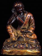 Milarepa : An eighteenth century scuplture of #Milarepa from #Tibet, carved of stone. 

#TibetanBuddhism #HistoryTibet #Vajrayana #TibetYogi #Buddhism