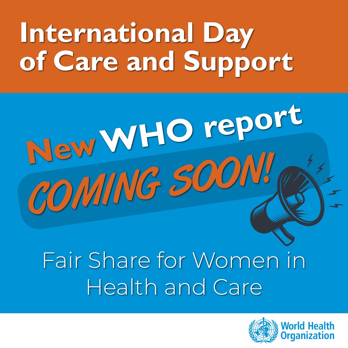 1/2 Stay tuned for the forthcoming WHO Fair Share Report on the global undervaluation of health and care work @GeordanShannon @MLMcIsaac #internationaldayofcareandsupport #gender #healthworkforce #sdg3 #sdg5 #sdg8 #ProtectInvestTogether #FairShare #Working4Health