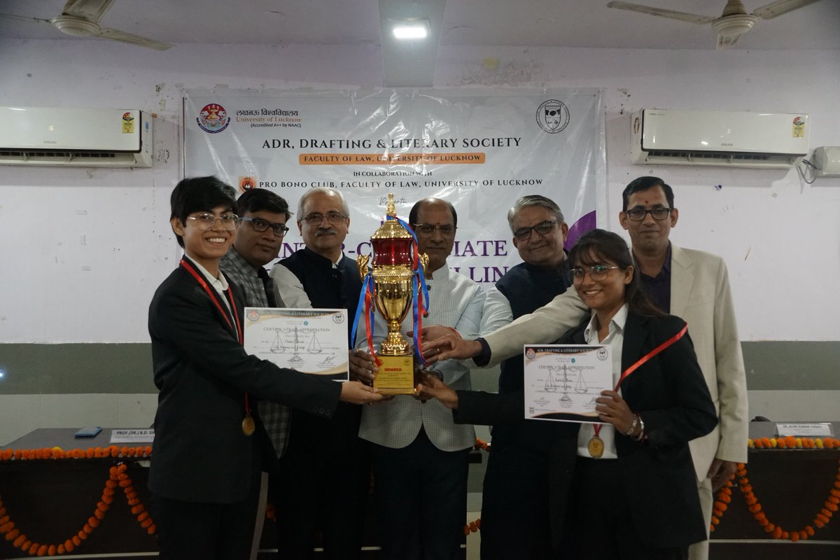 FACULTY OF LAW, UNIVERSITY OF LUCKNOW tweet media