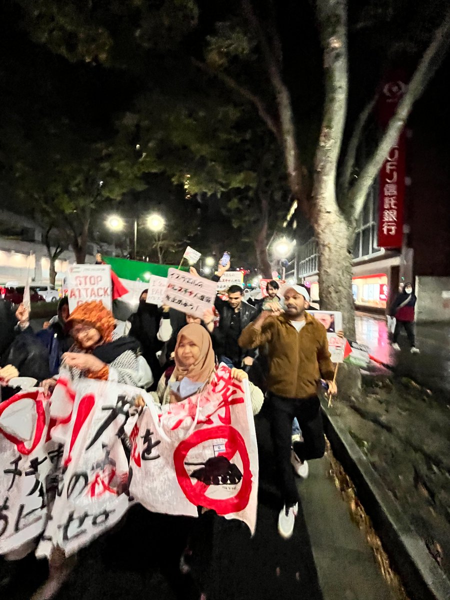 protestinsendai's tweet photo. #FreePalestine #StopAttackGaza
#Sendai #Japan #Oct29th
On Sunday, October 29th, just after 4 p.m., we held a demonstration in solidarity with Palestine in Sendai, Japan.Despite the rain, hundreds of people attended the rally and marched through central Sendai. https://t.co/CsmxNs2Qhu