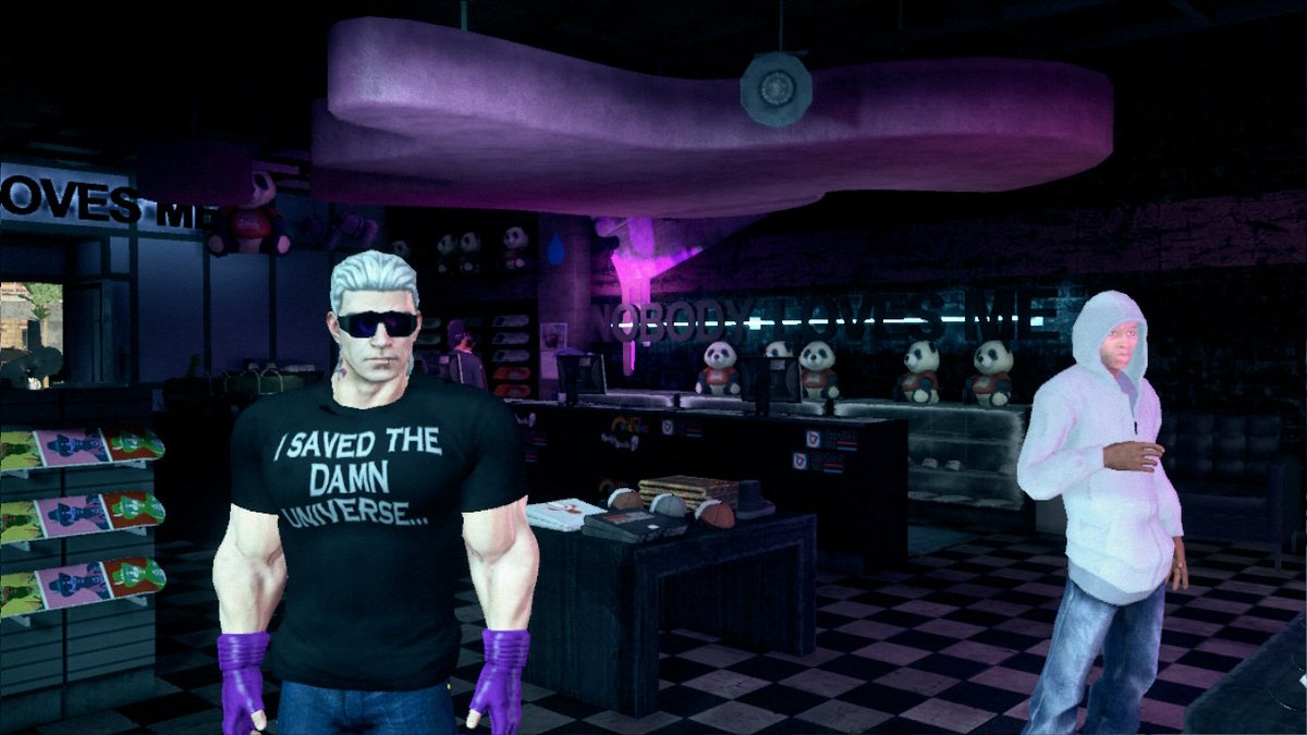 LycanrocShiny's tweet photo. Easter egg for GTA Vice City?! #SaintsRowIVReElected #NintendoSwitch https://t.co/gdS3a15jgy