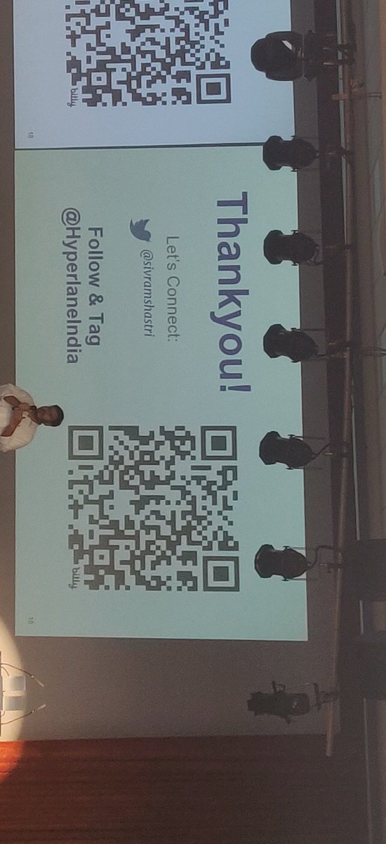 srinivaschejerl's tweet photo. @hyperlaneIndia great session from @sivramshastri!!! https://t.co/rwOA6ylCod