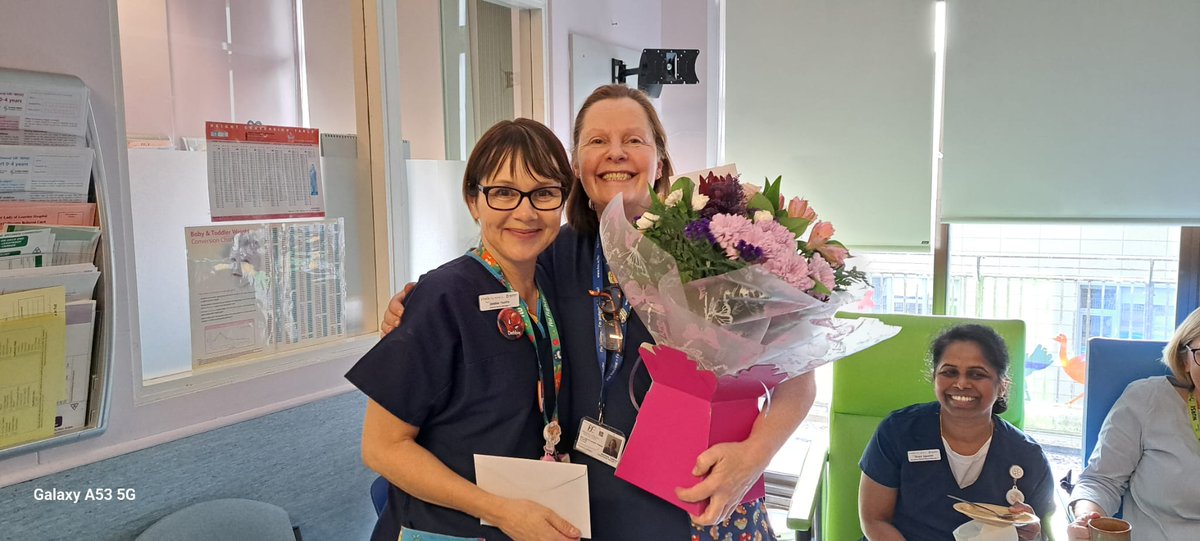 After 18.5yrs in Paeds we say farewell to Debbie who is moving to dermatology. A huge loss to the 5th floor, we will miss her kind, caring, gentle presence. She was definitely the calm amongst our storm. Thanks for everything Debs xx @NursingOlol @OLOLMat_Unit @TaaffeDebra