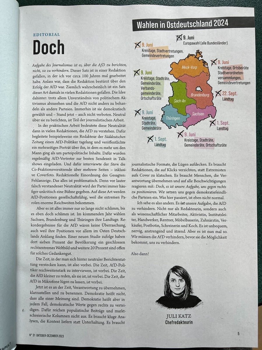 Gut so @Katapultmagazin. Lesen! #noafd
