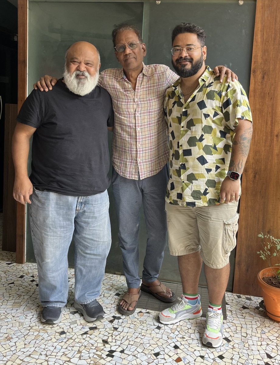 It was wonderful having  @virendrasaxenna07 sir’s voice on a song I am composing for @saurabhshuklafilms sir. 
Grew up watching them on movies and tv… Feels great to have worked with them.
🙏🏽
#humbled #humbledandblessed 
#composer #musicproducer #film #hindifilmindustry