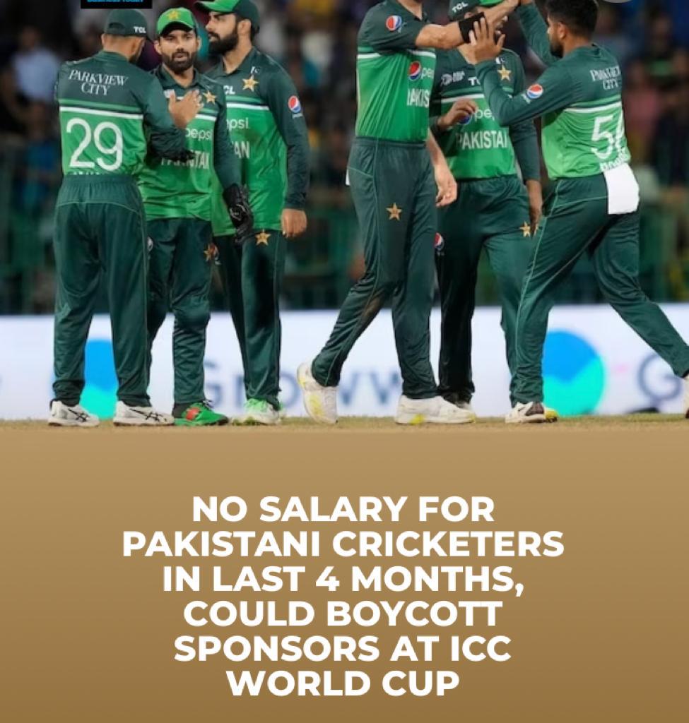 It’s an interesting paradox that the country which cannot pay salaries to its Cricket team finds resources to fund cross border terrorism against Bharat. #Pakistan #Cricket @narendramodi @AmitShah @DrPramodPSawant @ShetSadanand @shripadynaik @blsanthosh @JPNadda @AshwiniVaishnaw…