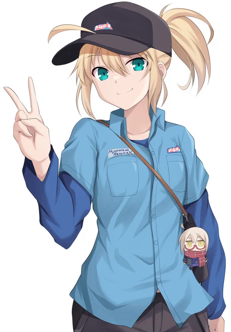 FGOマートの衣装のヒロインX描きました #FGO 