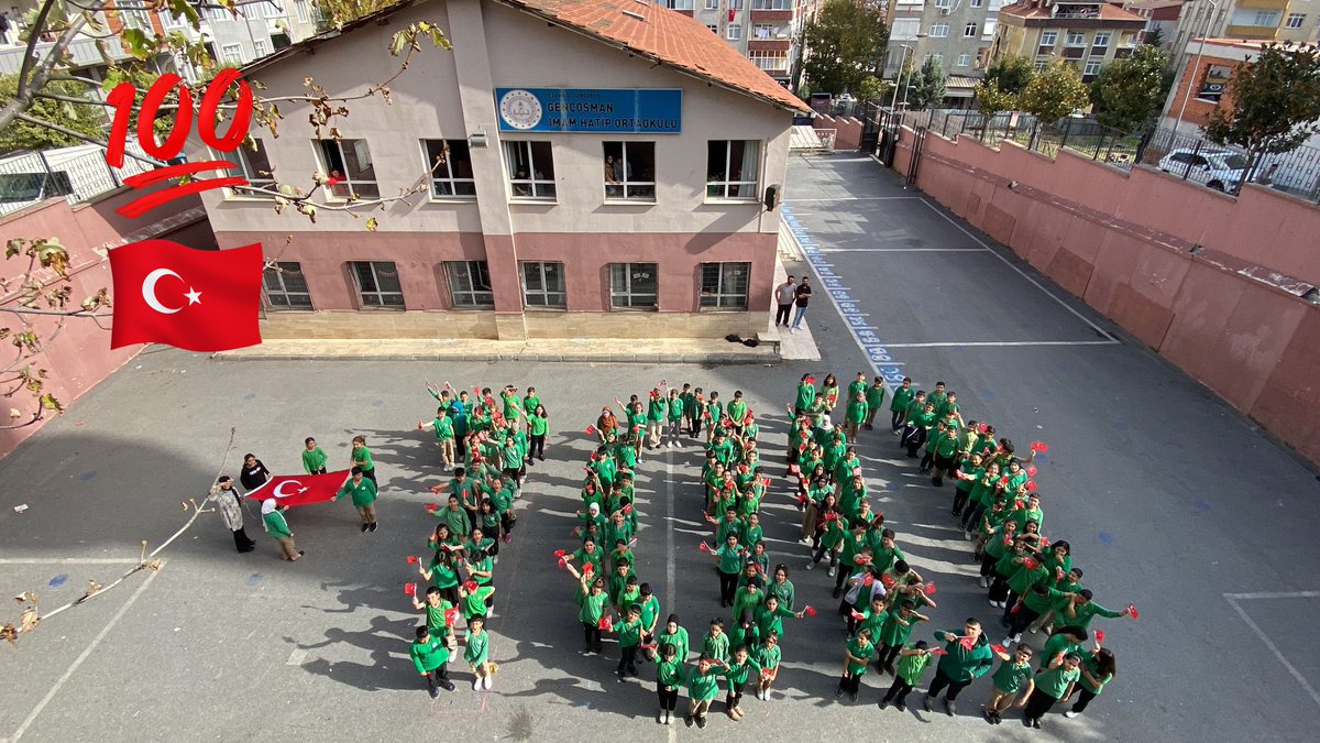 Cumhuriyetimizin 💯. Yılı kutlu olsun 🇹🇷🇹🇷🇹🇷🇹🇷🇹🇷🇹🇷🇹🇷
#Cumhuriyetimizin100YılıKutluOlsun 
#Cumhuriyet100Yaşında 
<a href="/Yusuf__Tekin/">Yusuf Tekin</a> 
<a href="/MucahitYentur/">Murat Mücahit Yentür</a> 
<a href="/istanbulilmem/">İstanbul İl Millî Eğitim Müdürlüğü</a> 
<a href="/gulsenozer9/">Gülşen ÖZER</a> 
<a href="/_ferhat_ozturk/">Ferhat Öztürk</a> 
<a href="/MemGungoren/">Güngören İlçe Millî Eğitim Müdürlüğü</a>