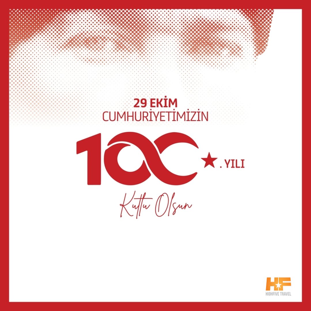 29 Ekim Cumhuriyet Bayramımız kutlu olsun. Minnet ve gururla nice 100 yıllara...

#Atatürkünİzinde100YIL #100yaşında #Cumhuriyet100Yaşında #MustafaKemalAtatürk