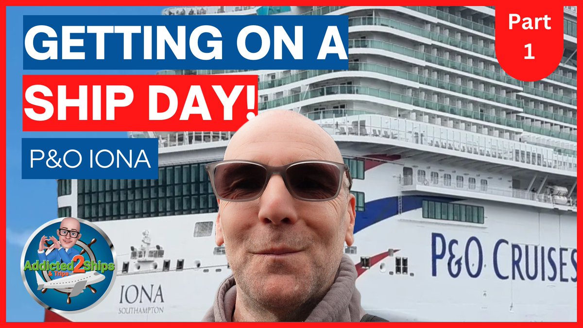The BRAND NEW Cruise Vlog Series premieres 11am EST/3pm UK! Why not join me live for a chat! 🙂 #pandocruises #iona #cruisevlog  Link ⬇️
youtu.be/CJbJzjv5tcM?si…
