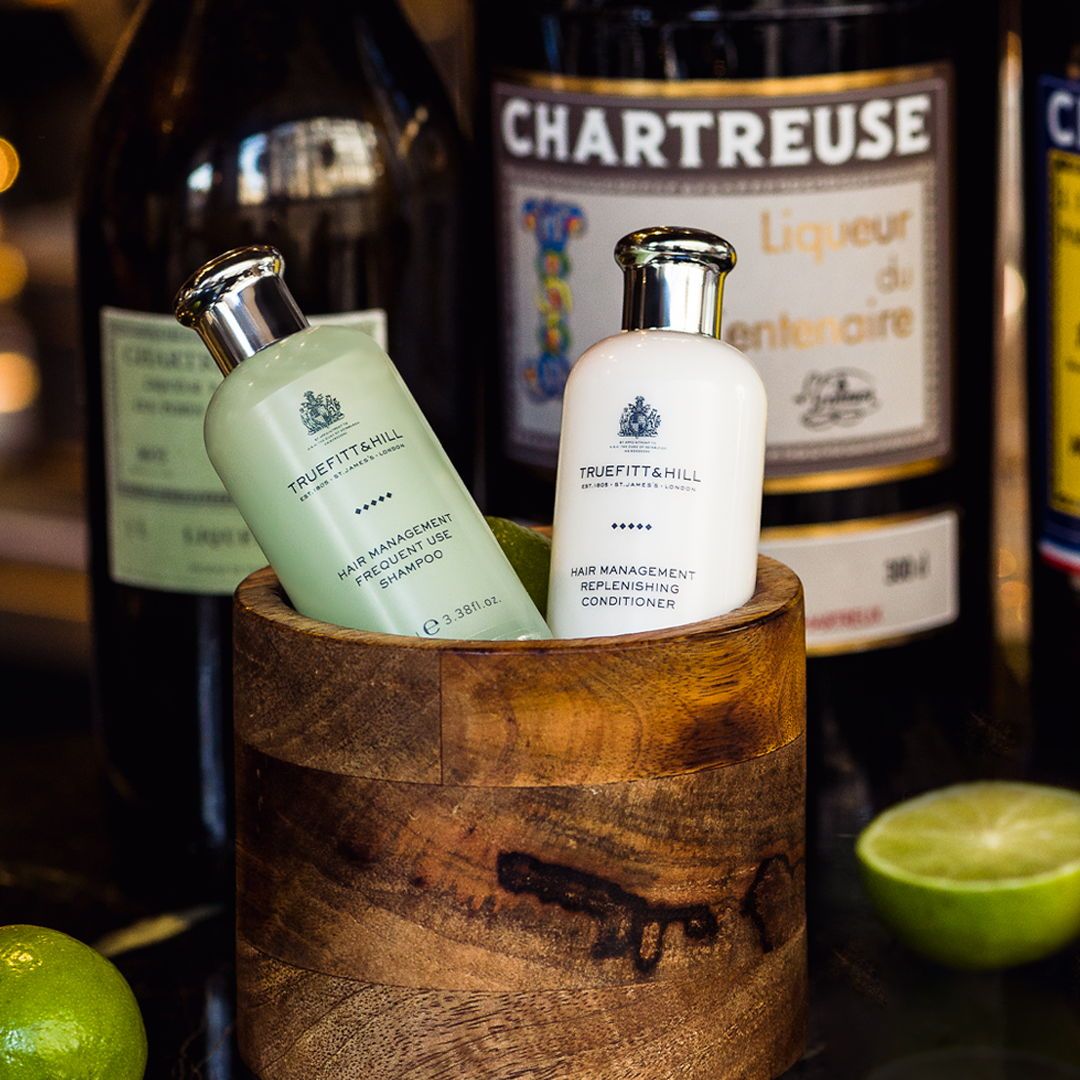 TruefittHill's tweet image. Hair’s a Thing

Available in standard and travel-size, Truefitt &amp;amp; Hill’s #Shampoos and #Conditioners are built to help create #healthier looking #hair from the tip to the root. For instance, our Hair Management Frequent Use Shampoo is #perfect for #everyday #use.