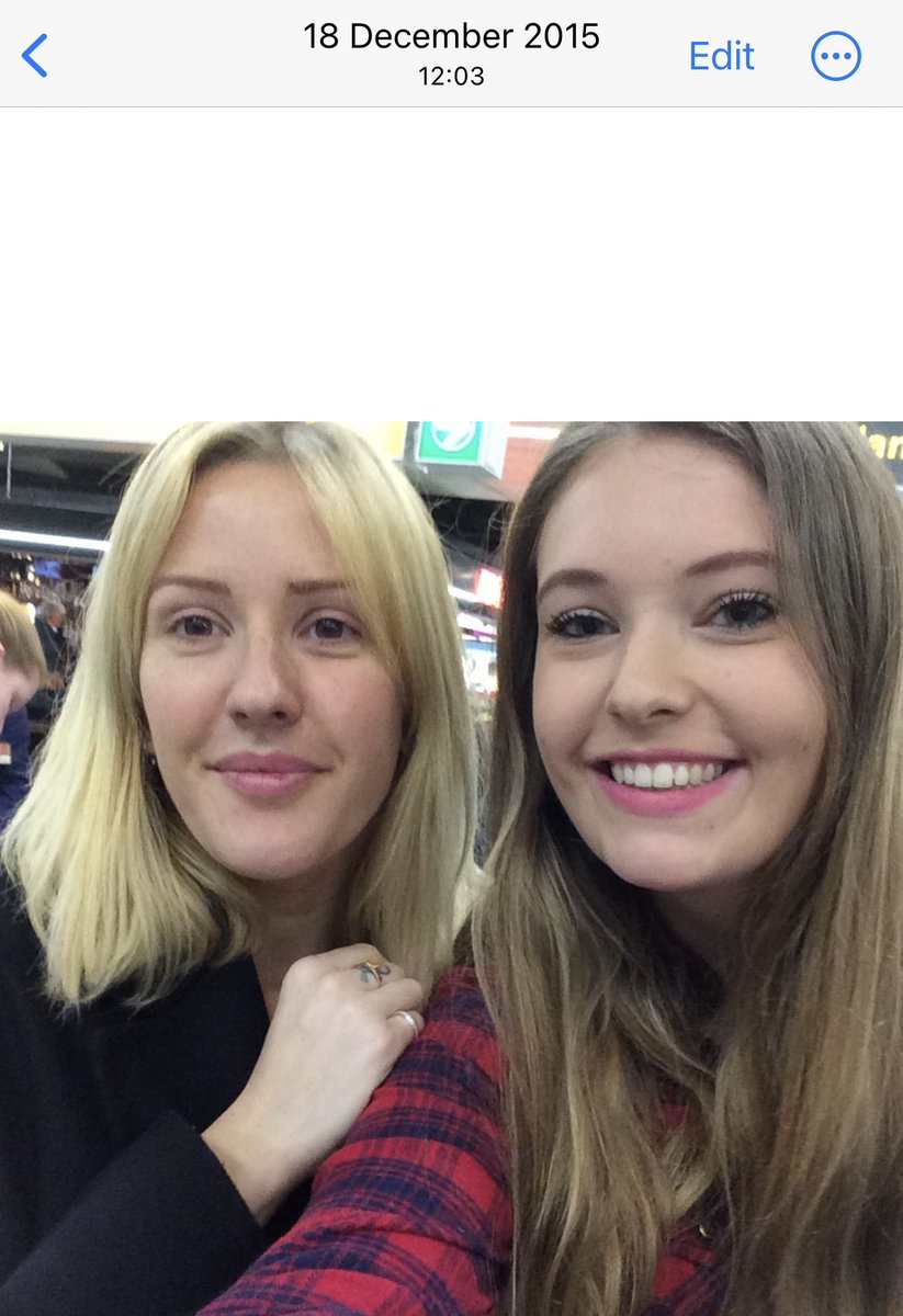 herminecornish_'s tweet photo. @elliegoulding Here’s a throwback from (almost) 8 years ago,  I’ve never stopped supporting you! Can’t wait for your show + m&amp;g tomorrow ☺️ https://t.co/9719owZlyD