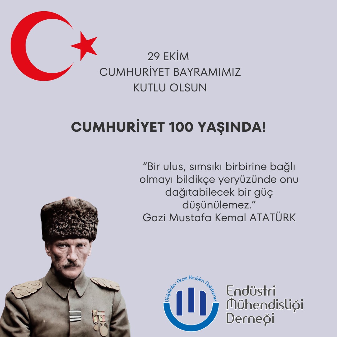 #CUMHURİYET100YAŞINDA
