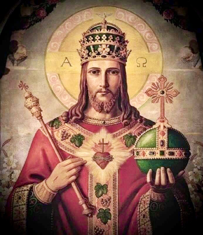 Today is the Feast of Christ the King! Christus vincit! Christus regnat! Christus imperat! 👑