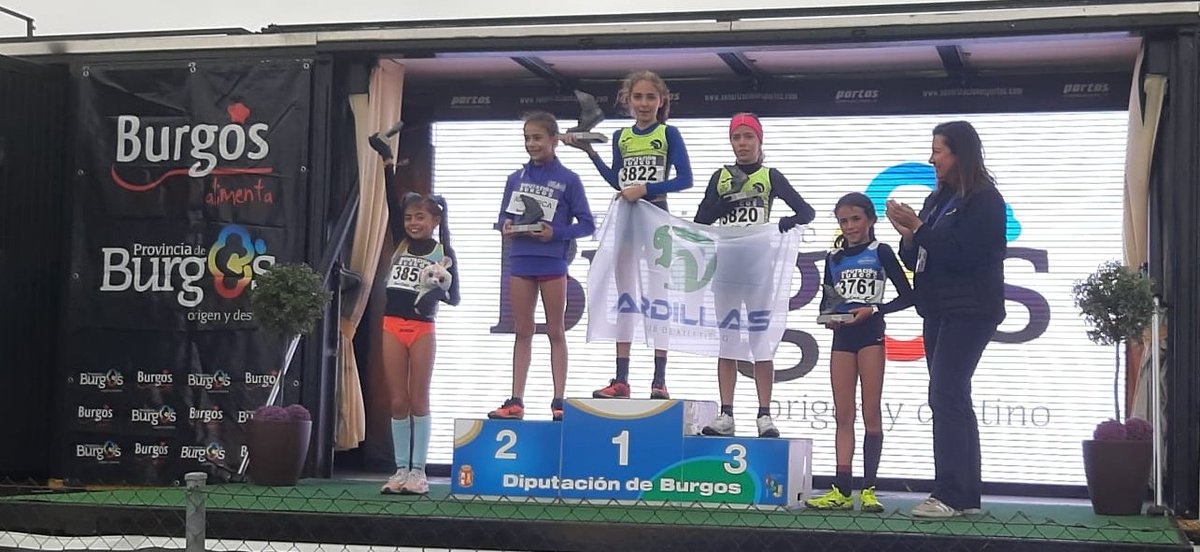Doble podium en la categoría sub12 femenino del <a href="/CAtapuerca/">Cross de Atapuerca</a>. Manuela Sierra se alza con la victoria mientras que Irene Maroto es tercera en una emocionante carrera.