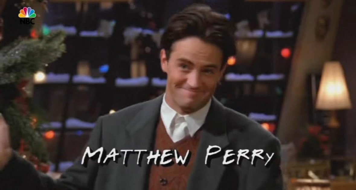 Rest in peace, Matthew Perry. It feels like we have lost a friend today.