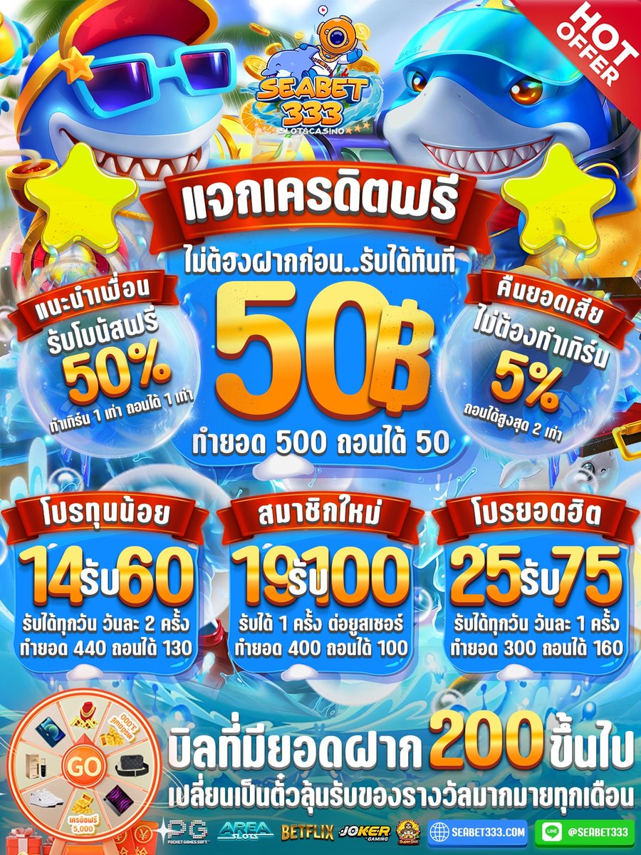 🥳เล่นกับเราเรามีโค๊ดแจกฟรีทุกวันนะคะ🥳
(โค๊ดสำหรับสมาชิกใหม่1000ยูสเท่านั้น)
🎉โค๊ด SEABET 50บาททำ500ถอนได้50🎉
ติดต่อแอตมิน🤖 : lin.ee/YVYisYr
ทางเข้าเล่น💫 seabet333.net
แจกฟรีทุกวัน💌 shorturl.asia/kh3Ba
🙏รีทวีต+กดติดตาม ให้แอตหน่อยน้าาจะมาแจกบ่อยๆ💖