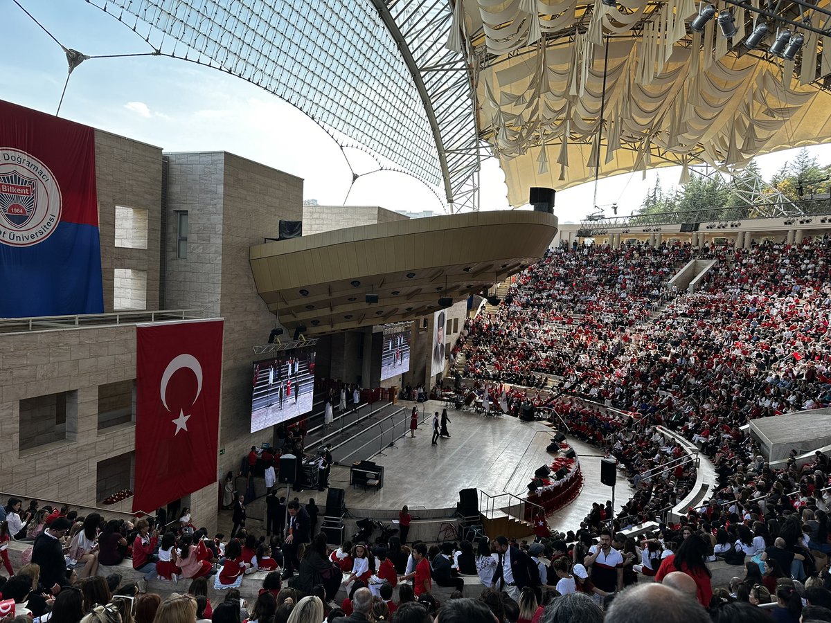 Cumhuriyetimizin 100. Yaşını Bilkent’de kutluyoruz. Nice yüzyıllara Cumhuriyetimiz 🇹🇷🇹🇷🇹🇷🇹🇷🇹🇷 #Cumhuriyet100Yaşında