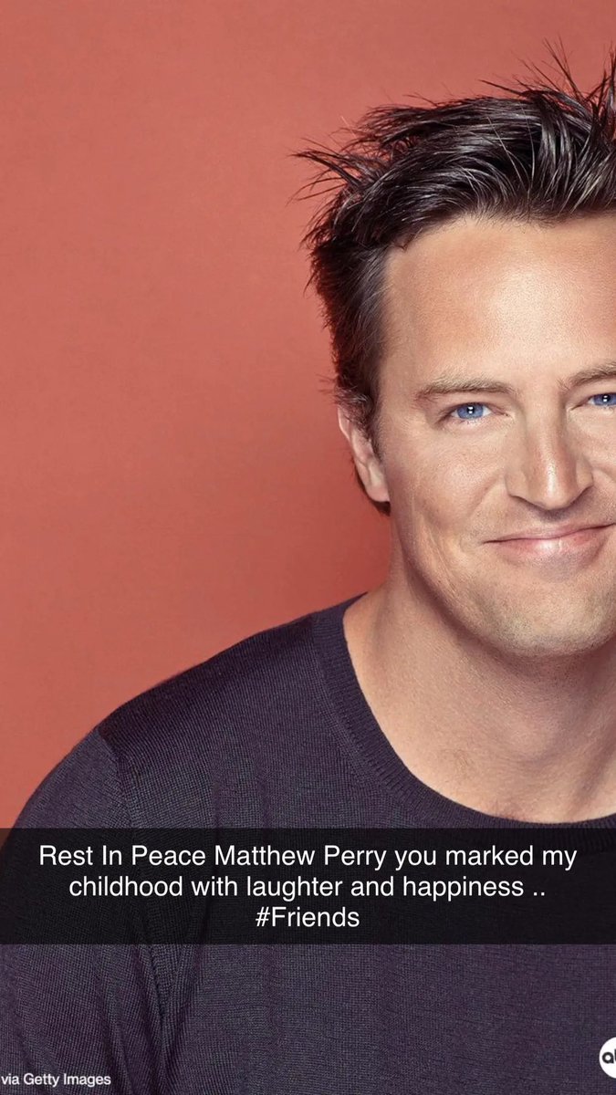 RIP <a href="/MatthewPerry/">matthew perry</a> 
You marked my childhood with happiness laughter and sense of friendship