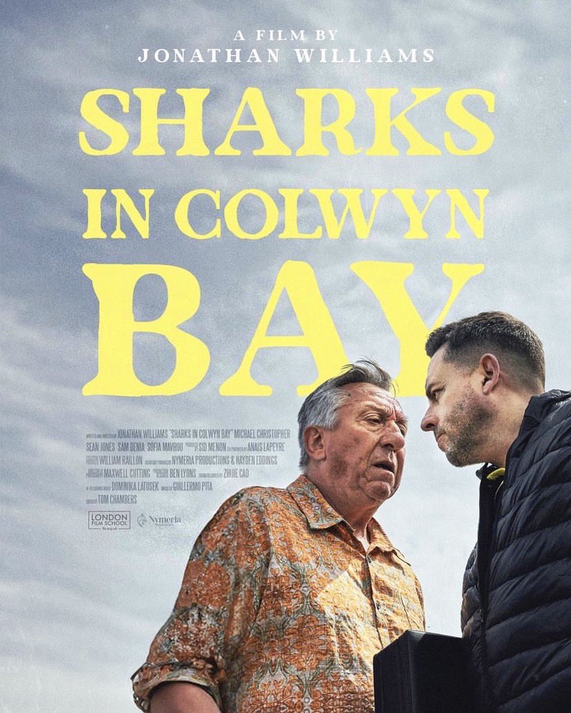 Proud to present the official poster of Sharks in Colwyn Bay, a thriller/comedy about a Spanish Tapas owner, Dick.

Really excited about you all to watch it!