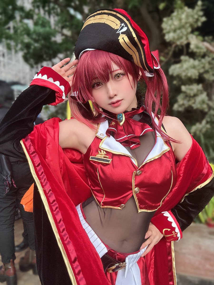 池ハロマリン船長でした！
#マリンのお宝 #池ハロ2023 ※コスプレ