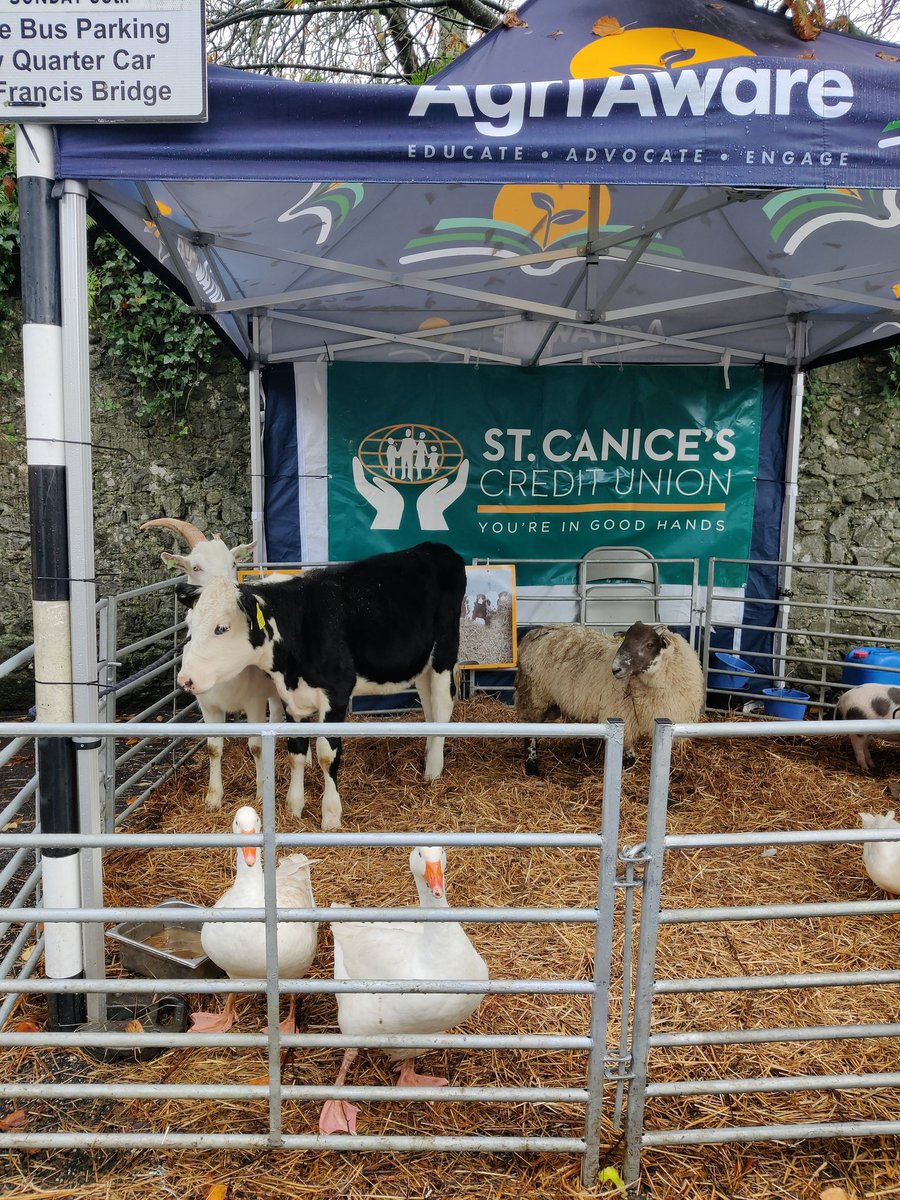 Check out Agri-Aware’s Mobile Farm A unique outdoor classroom which educates children and adults through a hands-on learning experience. @AgriAware Sponsored by @StCanicesCU #savourkilkenny