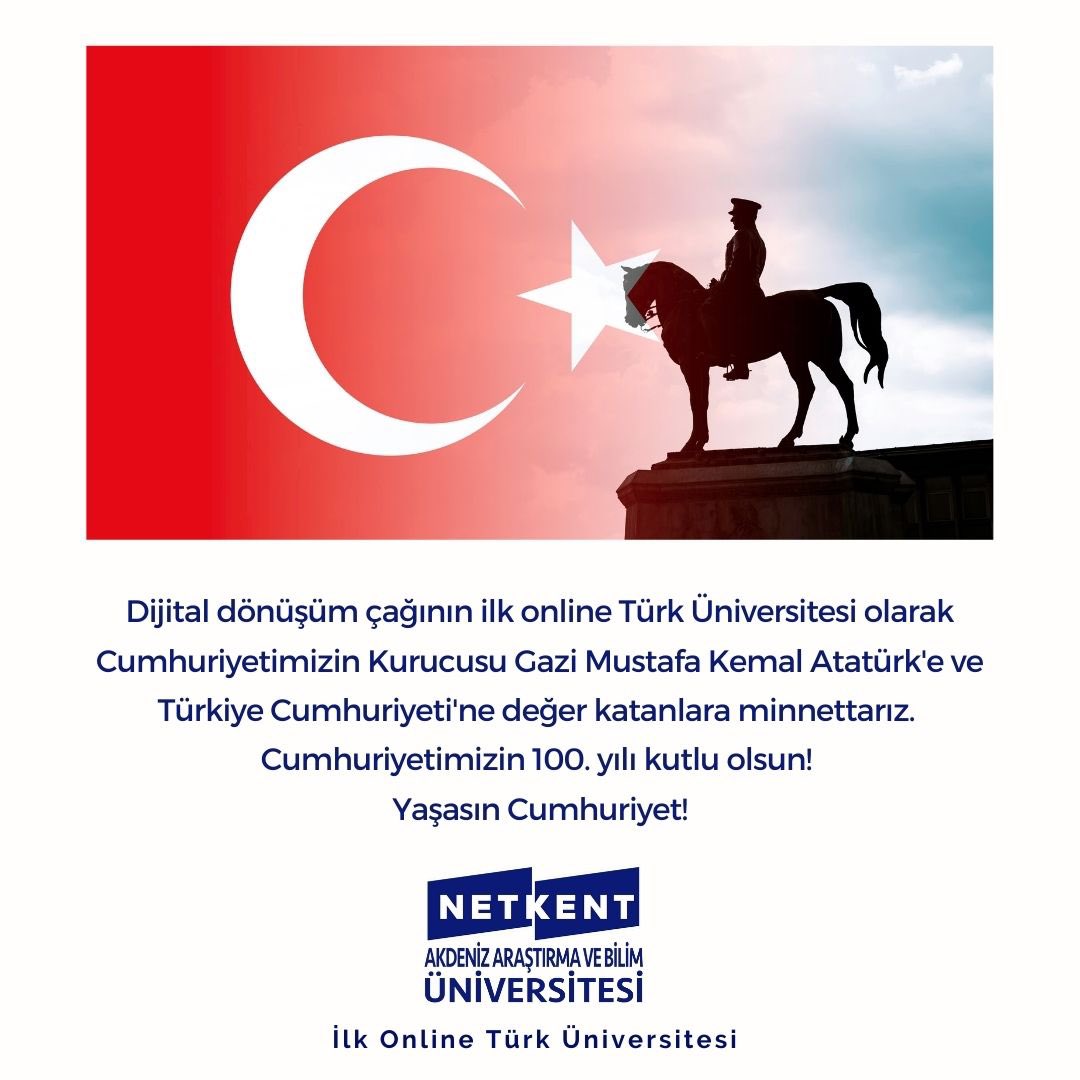Nice yüzyıllara…

Cumhuriyetimizin 100. yılı kutlu olsun! 

#netkent #29ekim #cumhuriyet100yaşında