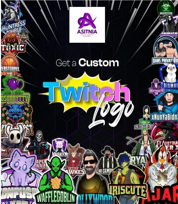 Boost Your Twitch Vibe with Our Logos. 📷📷 Level up your streaming style with Asitnia Digital Solutions.
#twitchstreaming #design #art #artist #designer #twitch #twitchstreamer #twitchlogo #customlogodesign #overlay #3DVTuber #banner #logo #emeraldtechsolutions