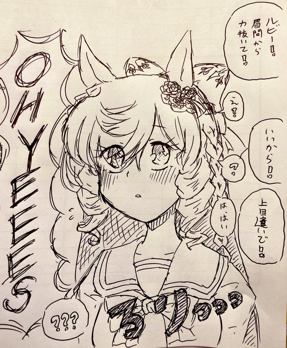 ルビーの眉間に常に力が入ってるから何処となく高貴さがあるからロリ感が薄いのだと感じるのだよぼかぁね 