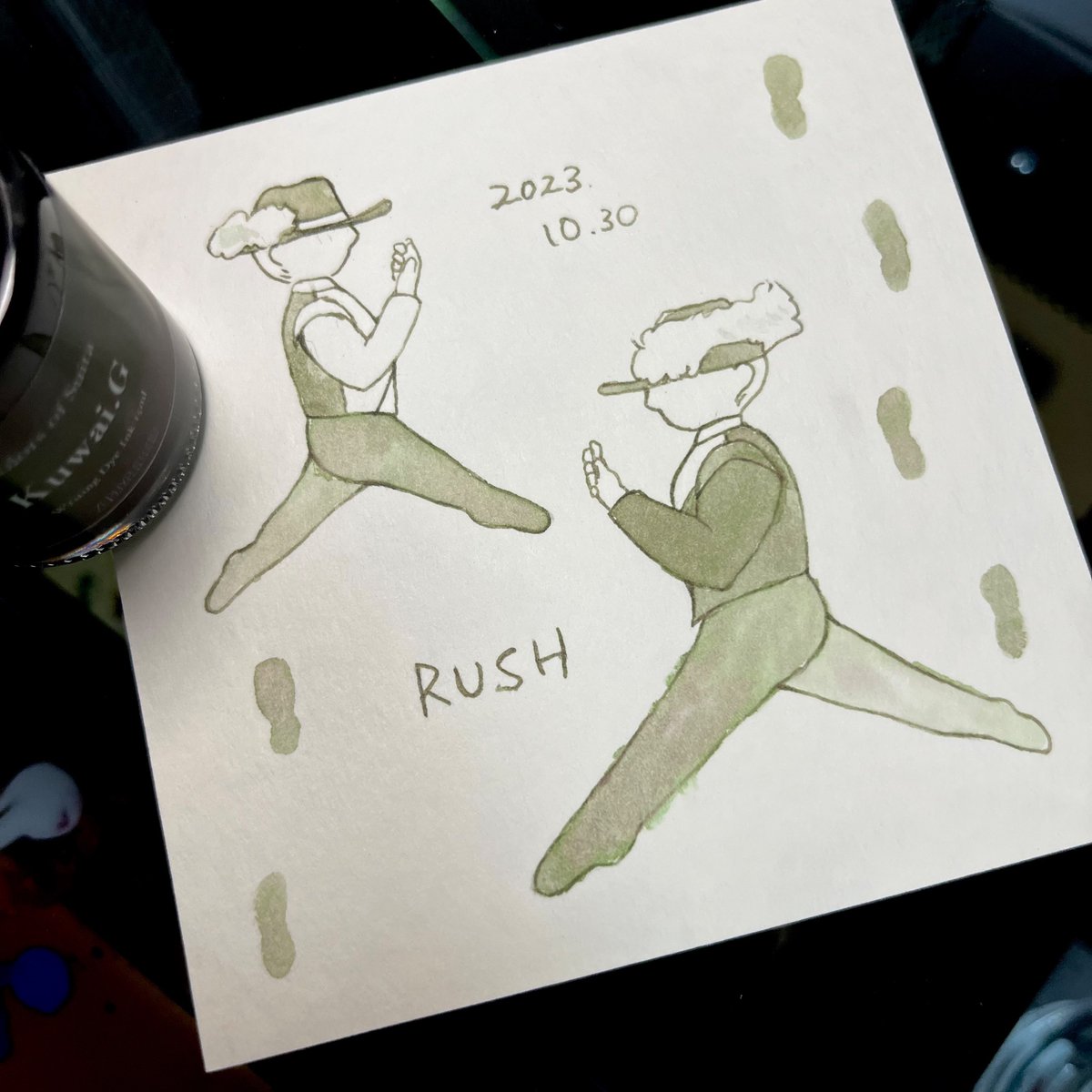 Day30. RUSH 急ぐ、突進

ドリスカさん🏃‍♂️
10年くらい前のブログに、ジャズランについて
解説している記事があったので…🤭
左右前後で色の印象変わる衣装がよき〜

#inktober2023
