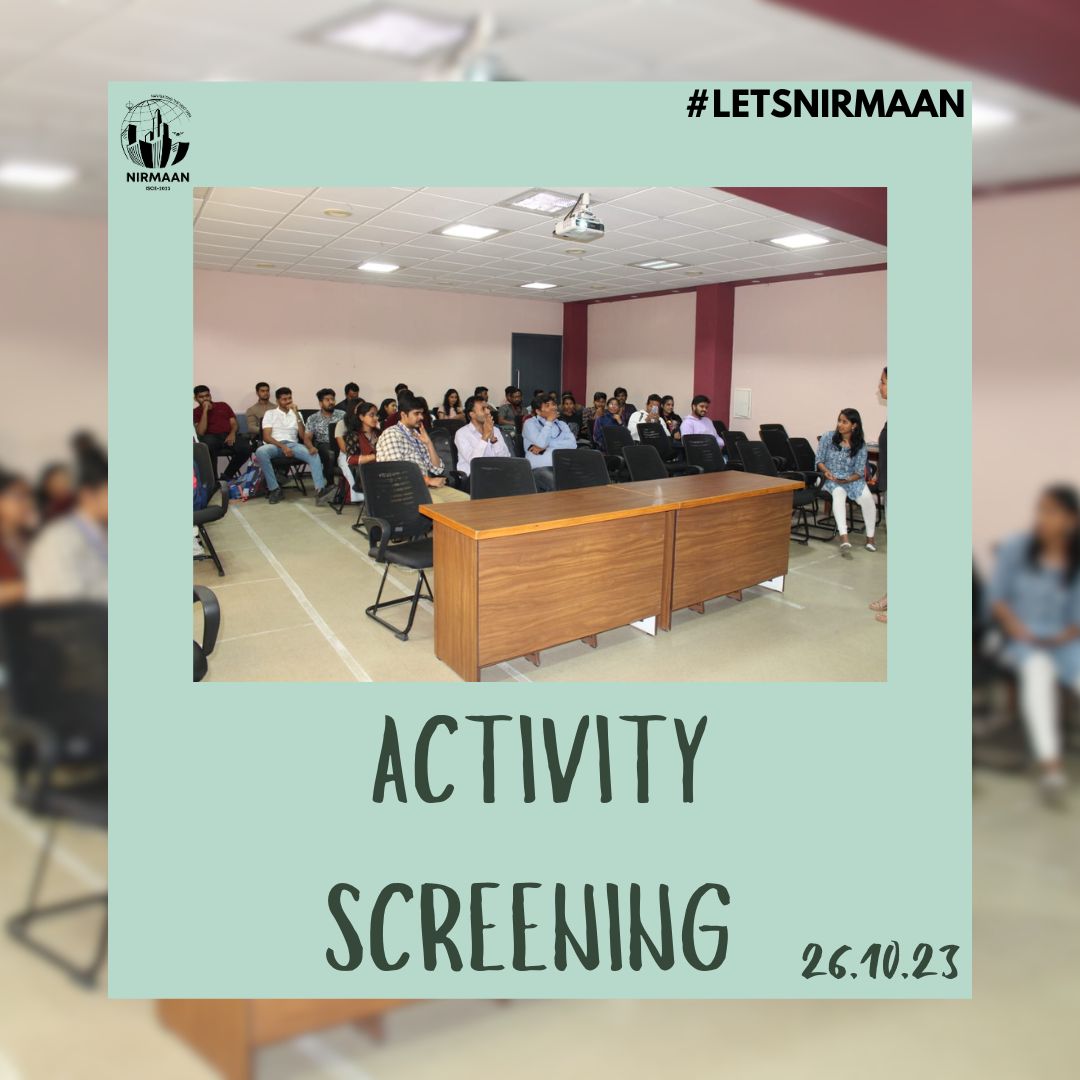 Nirmaanbmsce's tweet photo. Glimpses from the Activity Screening on 26/10/23!💫. 

Passion, collaboration, and a sneak peek into the magic that goes into making our fest unforgettable.
#letsnirmaan #dreamnirmaan
#civilengineers #bmsce #techfest #volunteering #college ##symposium https://t.co/bGlvWOiYEe