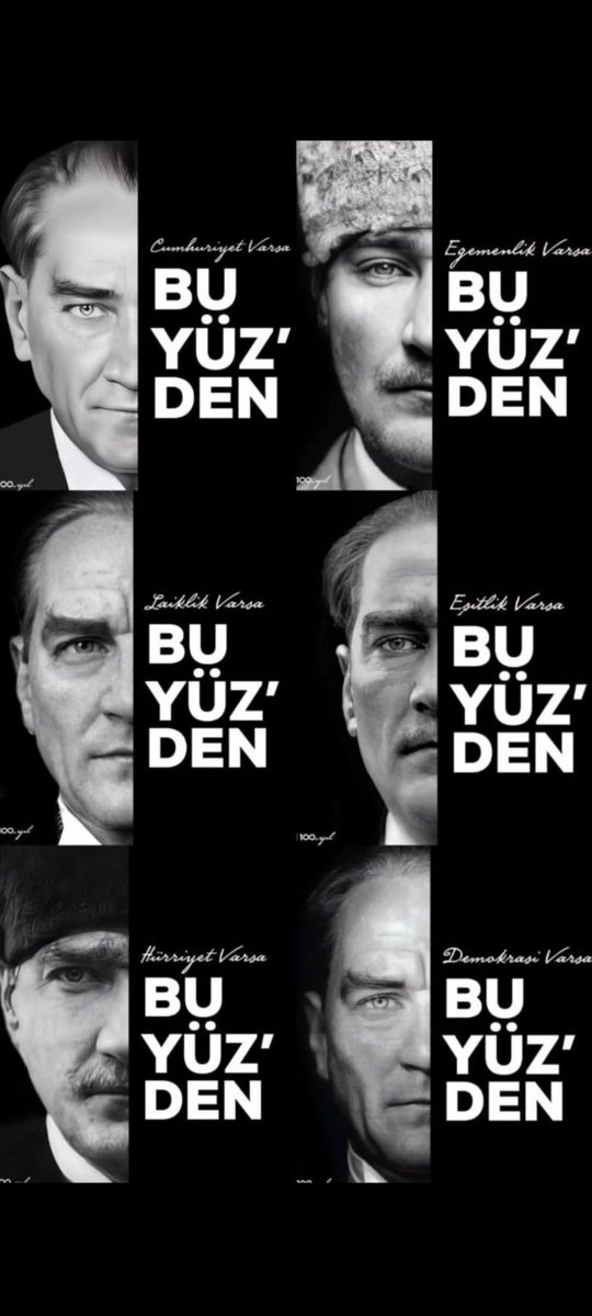 Bugün en büyük bayramdır. Kutlu olsun💯