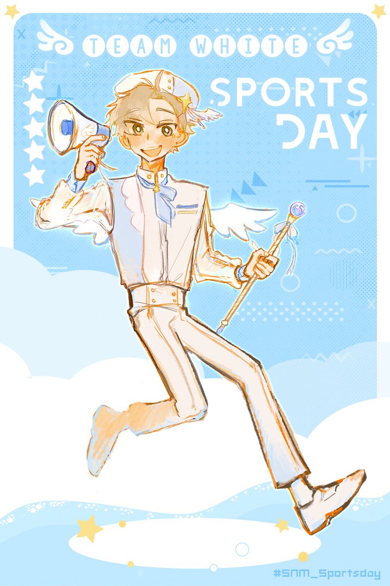 Saruichi_SNM's tweet photo. #SNM_Sportsday 
#SNM_TeamWhite🤍

“สีนำโชคของวันนี้ ไม่สนใจหรอก เพราะสีแห่งชัยชนะในวันนี้คือสีขาวยังไงล่ะ !!! ✨✨✨✨” https://t.co/XzXGL9EVMw