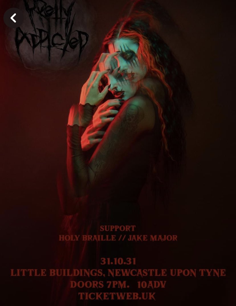 LttleBuildings's tweet image. Halloween show incoming tickets available @TicketWebUK littlebuildingslive.com #prettyaddicted #holybraille