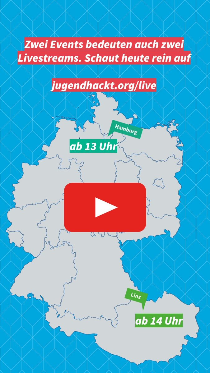 Jetzt live: #jhat23 
jugendhackt.org/live/?s=09
