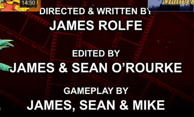 karanastic's tweet photo. @cinemassacre Congrats on beating the game, Mike. https://t.co/hbG3Cjlsy8